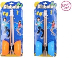 Didelis diabolo rinkinys plastikas/medis vaikams