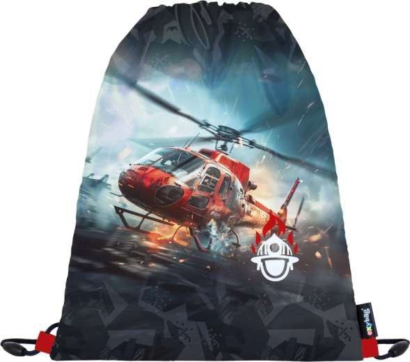 Praktiškas maišelis su gaisrininkų motyvu