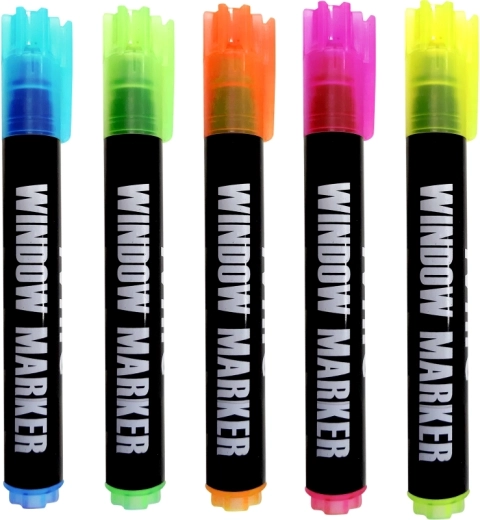 Vibrant colors that stand out on glass