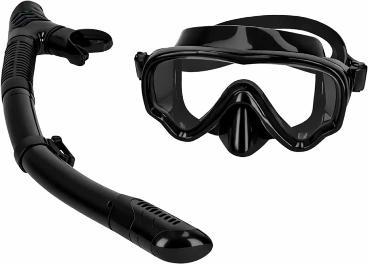 Dry snorkel for calm breathing