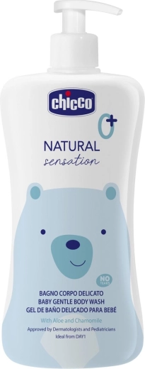 Chicco Natural Sensation dušo gelis su alaviju ir ramunėlėmis 500 ml