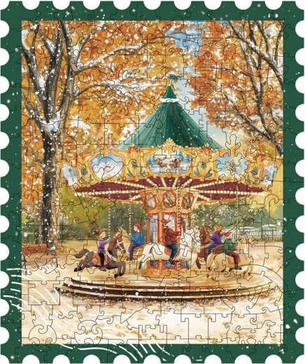 RoboTime wooden puzzle Autumn Carousel (200 pieces)