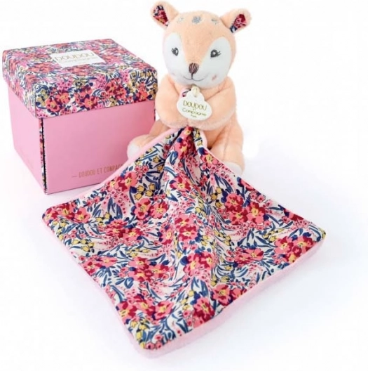 Doudou Gift Set – Plush Fawn and Blanket