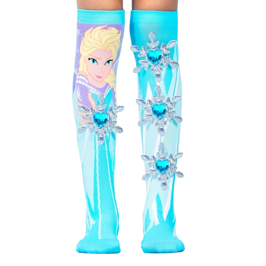Pašėlusios aukštos kojinės su ELZA iš FROZEN nuo Madmia