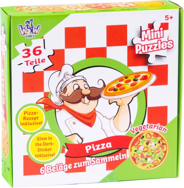 Round Pizza Puzzle 36 Pieces