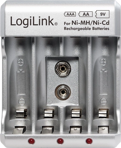 Battery Charger for Ni-Mh, Ni-Cd AA, AAA, 9V