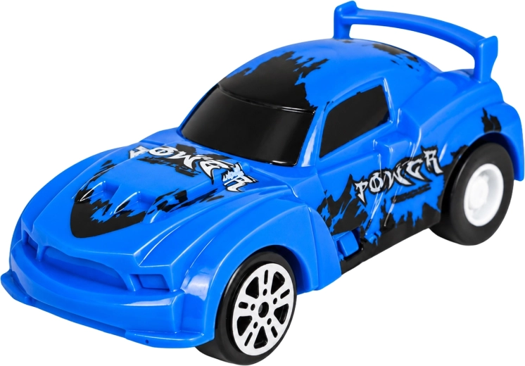 Car with a pull-back drive