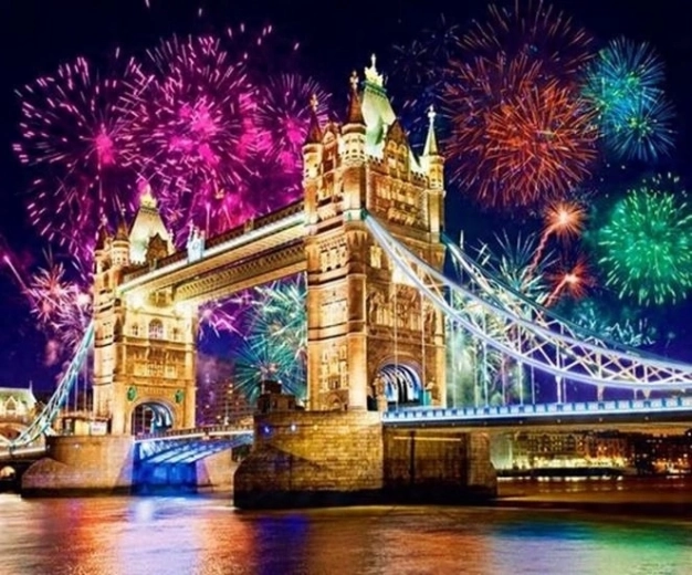 Norimpex Paint by Numbers London Tower Bridge 40 × 50 cm