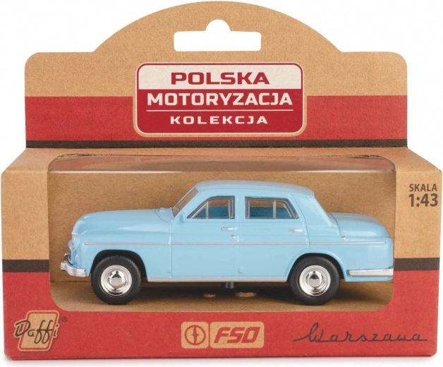 Automobilio modelis Warszawa 223 mėlynas