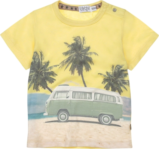Cheerful summer print on the front