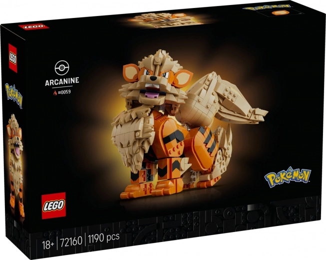 LEGO Pokémon Arcanine Building Set for Adults