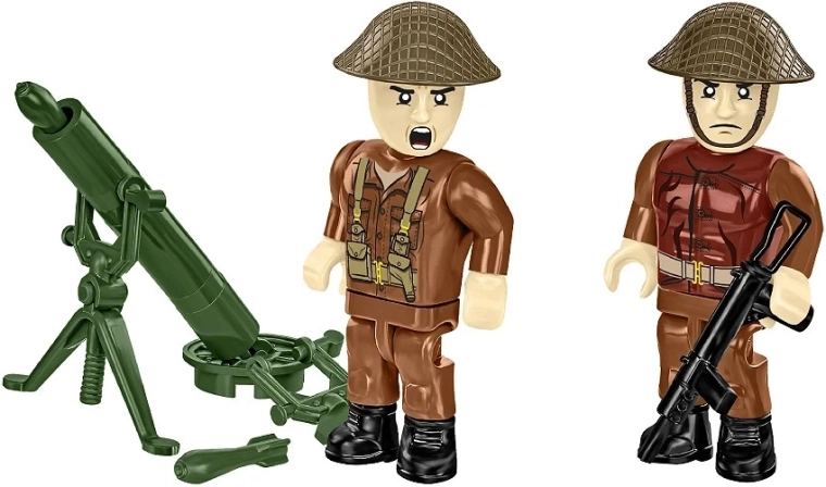 Heavy weapons: machine gun and mortar