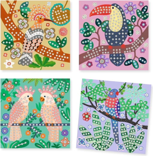 First mosaic, guided step by step