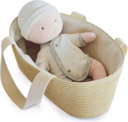Doudou Jolijou lėlė Pol nešiojamoje krepšyje vežimėliui, 28 cm