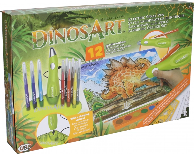 DinosArt aerografo spalvinimo rinkinys