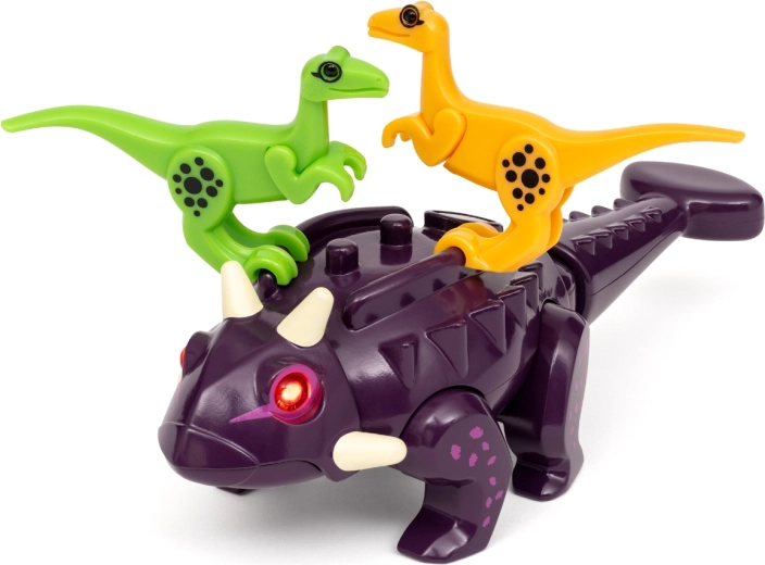 Glowing eyes and motion-activated roar