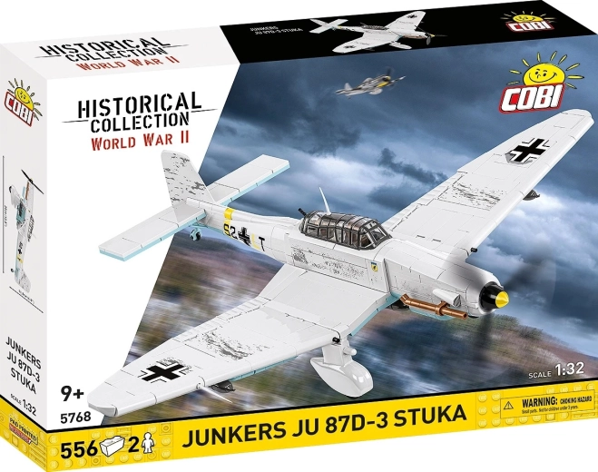 Junkers Ju 87 D-3 Stuka lėktuvo konstruktorius – 556 detalės