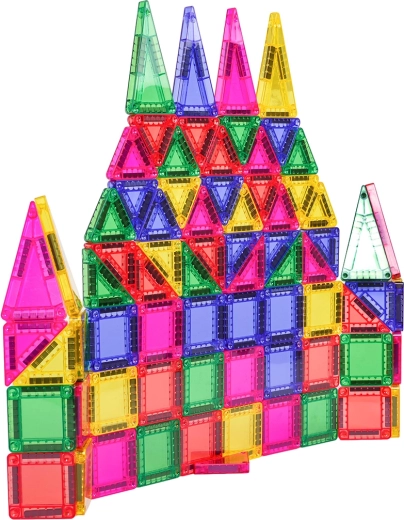 Creative 3D building with bright colors