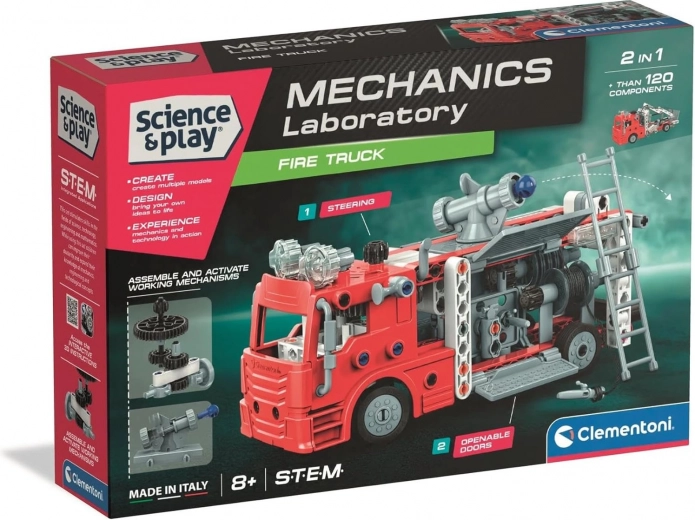 Mechanikos laboratorija – gaisrinis automobilis CLEMENTONI Science & Play