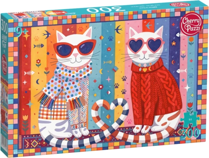 Cherry Pazzi Cats with Sunglasses Puzzle, 300 Pieces