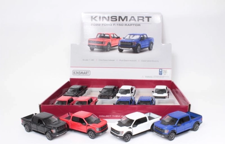 Metalinis automobilio modelis Ford F-150 Raptor 2022 (14 cm)