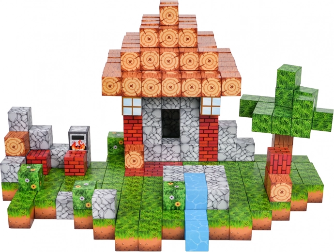 Realistiški raštai kūrybiškoms pikselinėms scenoms