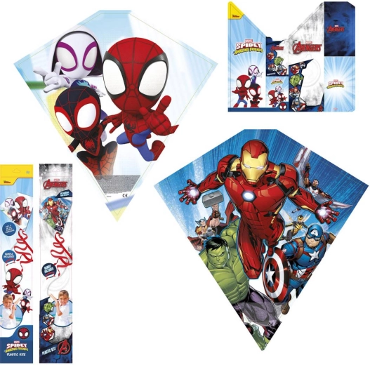 Skraidantis aitvaras Marvel Spidey/Avengers 59 × 56 cm - 1 vnt.