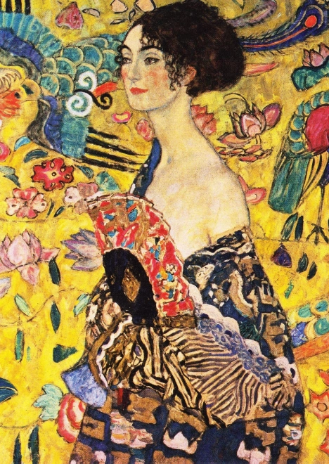 ENJOY dėlionė „Dama su vėduokle“ pagal Gustavą Klimtą, 1000 dalių