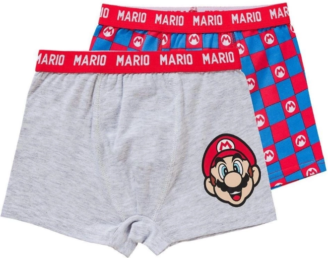 Men's Super Mario Boxer Briefs, 2-Pack