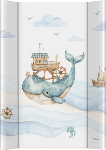 Ceba Baby vystymo (pervystymo) kilimėlis su tvirta lenta 50 × 70 cm Ocean Adventure