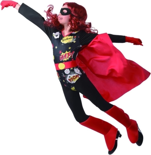 Vaikiškas superherojės kostiumas 130–140 cm