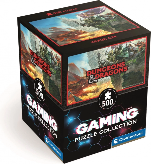 Puzzle 500 Pieces Dungeons & Dragons – Cube by Clementoni
