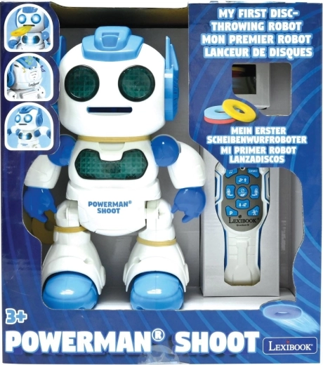 Lexibook daugiafunkcis programuojamas robotas su diskų šaudymo funkcija