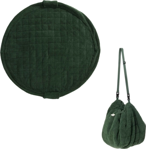Play&Go Noomad Soft Teddy Evergreen žaidimų kilimėlis ir žaislų krepšys 3in1