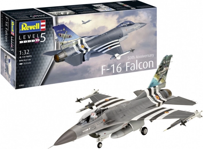 Plastikinis lėktuvo modelis 50th Anniversary F-16 Falcon 1/32