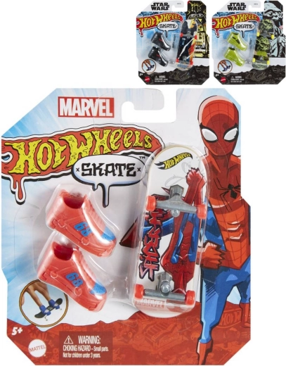 Mattel Hot Wheels Skate teminis fingerboard rinkinys su riedlente ir batais – 1 vnt.