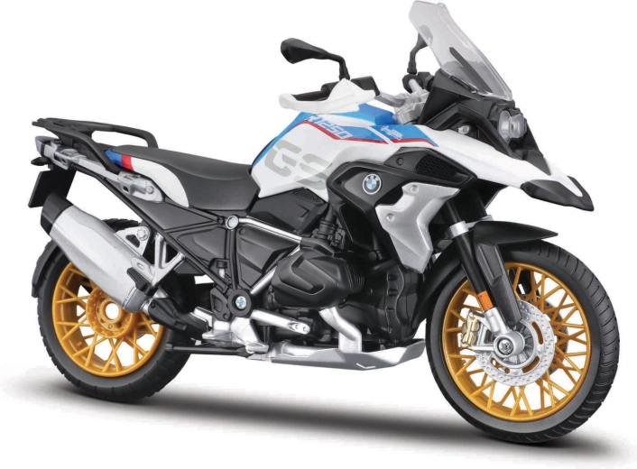 Motociklo modelis Maisto BMW R 1250 GS 1:12 su stovu