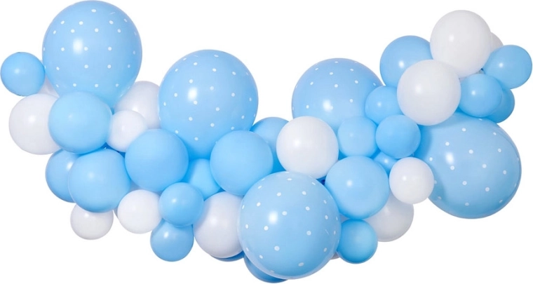 Gemar DIY balionų girlianda Baby Blue