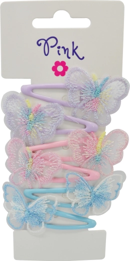 Butterfly hair clips (6 pcs)