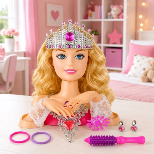 Hair salon and manicure play