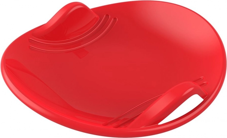 Round snow slider red