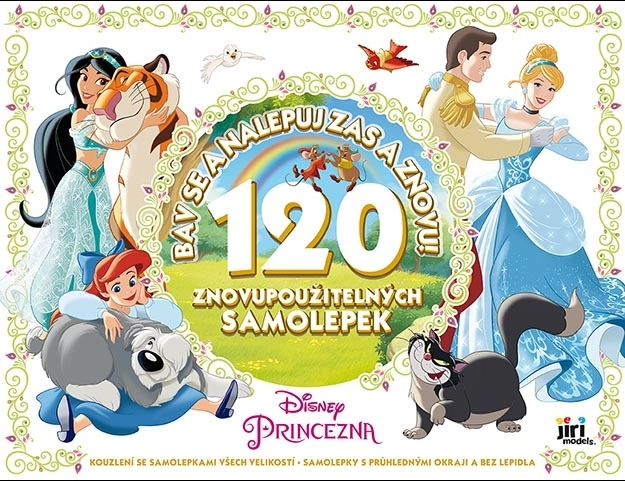 Disney princesės – daugkartinio naudojimo lipdukai