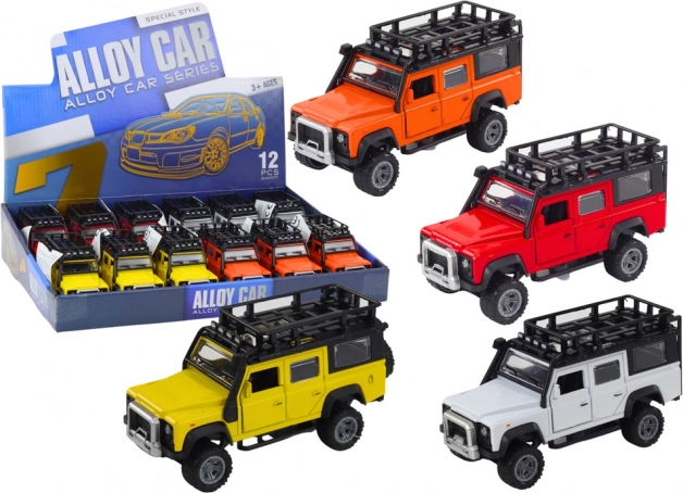 Off-road toy car with opening doors and light effects