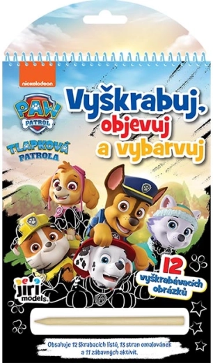 Išskrapuok, atrask, nuspalvink Šunyčių patrulis