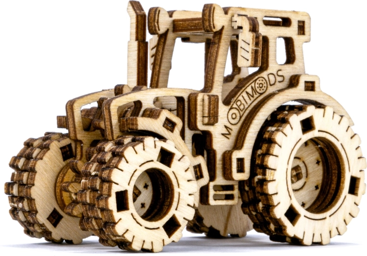 Medinis 3D dėlionės traktorius – modelis Work Horse 1