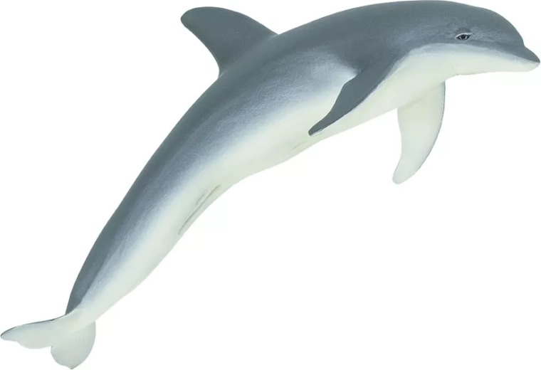 Realistic bottlenose dolphin figurine