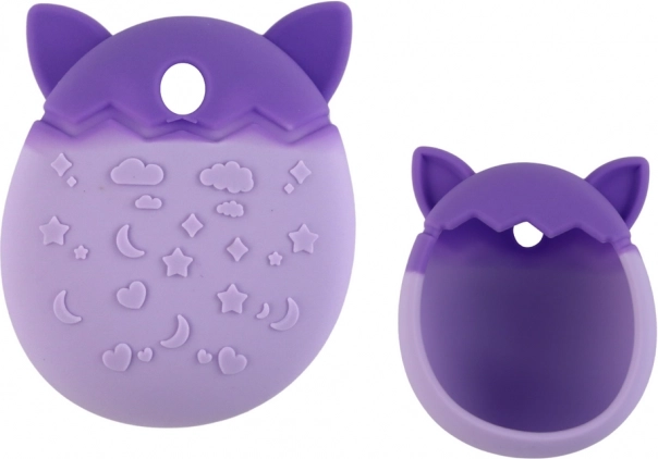 Violetinis silikoninis Tamagotchi dėklas