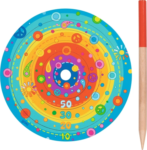 Medinis žiedų mėtymo žaidimas „Ring toss“ – 1 vnt.