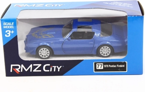 Metal model Pontiac Firebird 1978, blue