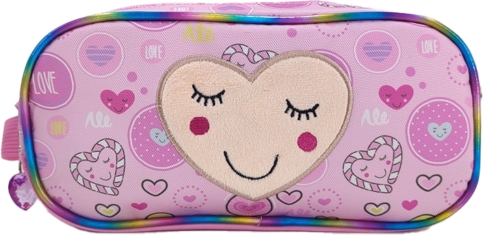 Heart-shaped bag charm 23.5 cm
